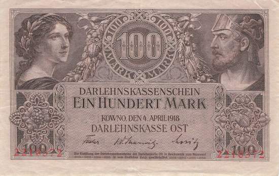 ro. 470 100 Mark 1918